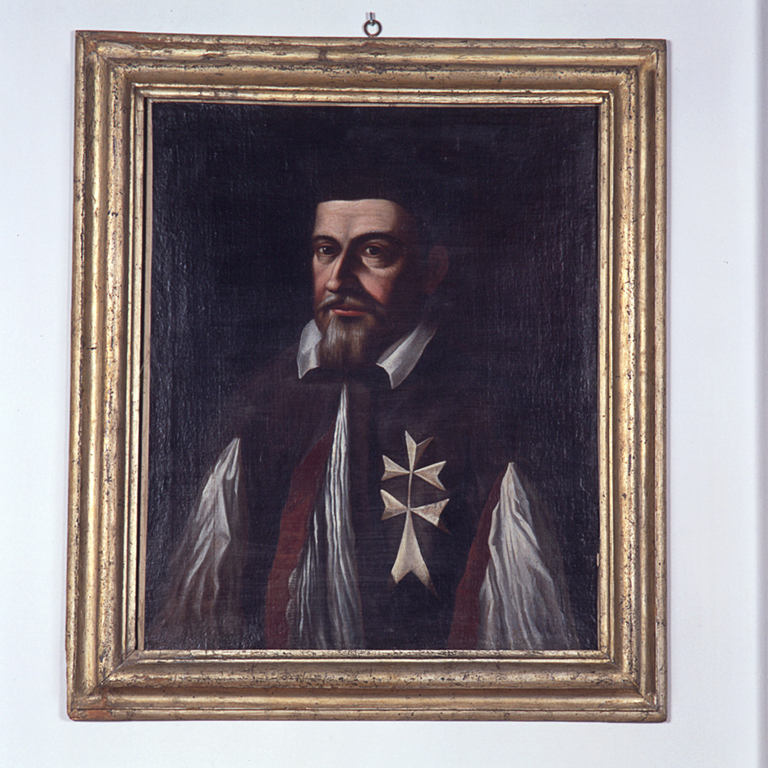 ritratto di prelato (dipinto) - ambito marchigiano (sec. XVII)