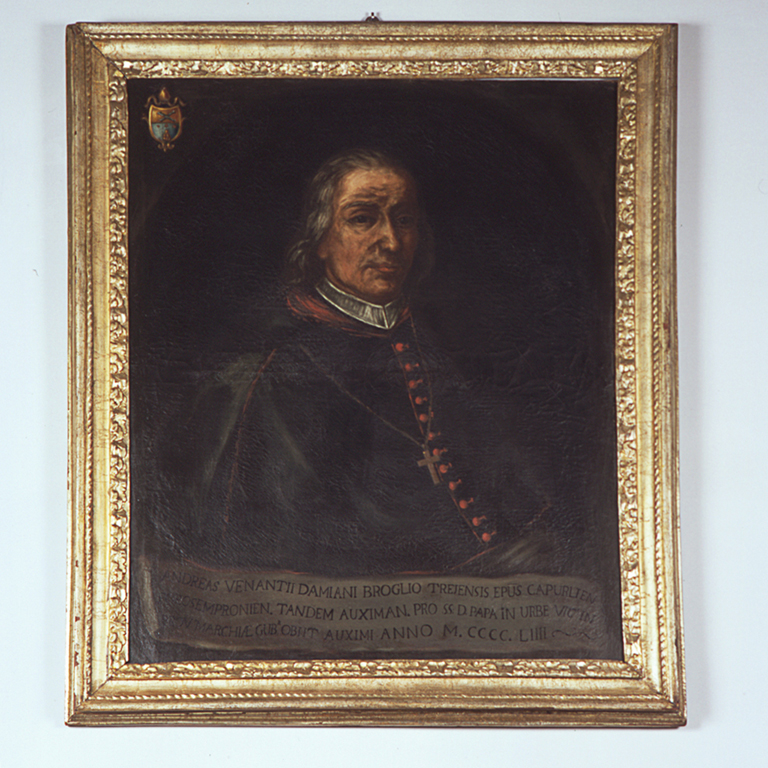ritratto di Andrea di Venanzio di Damiano Broglio (dipinto) - ambito marchigiano (sec. XVII)