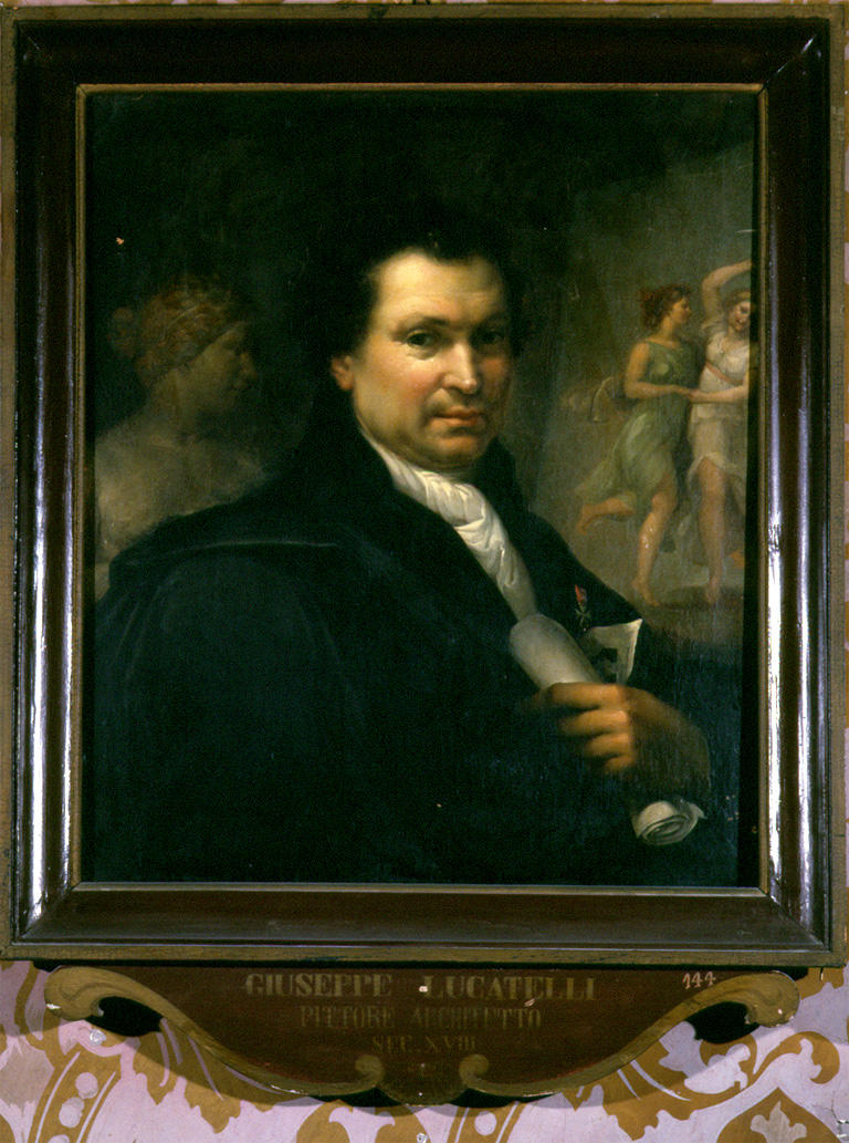 ritratto di Giuseppe Lucatelli (dipinto) - ambito marchigiano (seconda metà sec. XIX)