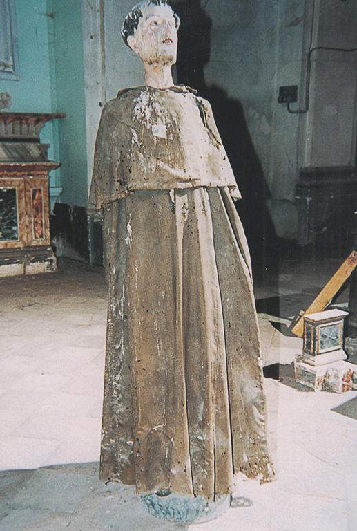 Santo francescano (statua) - ambito Italia centrale (fine/inizio secc. XVIII/ XIX)