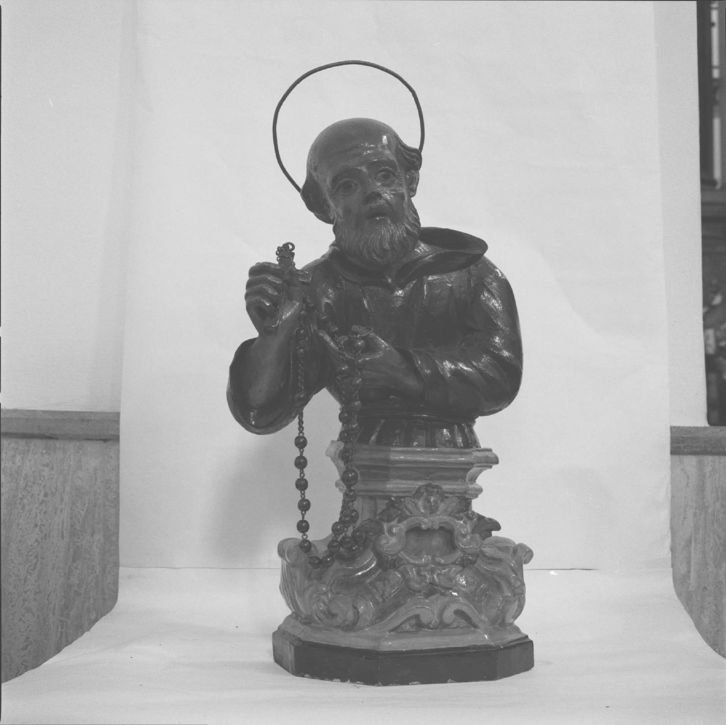 San Serafino (reliquiario - a busto) - bottega marchigiana (seconda metà sec. XVIII)