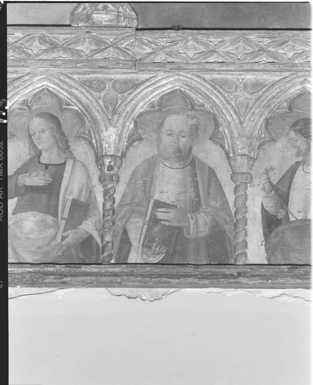 San Matteo (scomparto di polittico) di Presutti Giuliano detto Giuliano da Fano (sec. XVI)