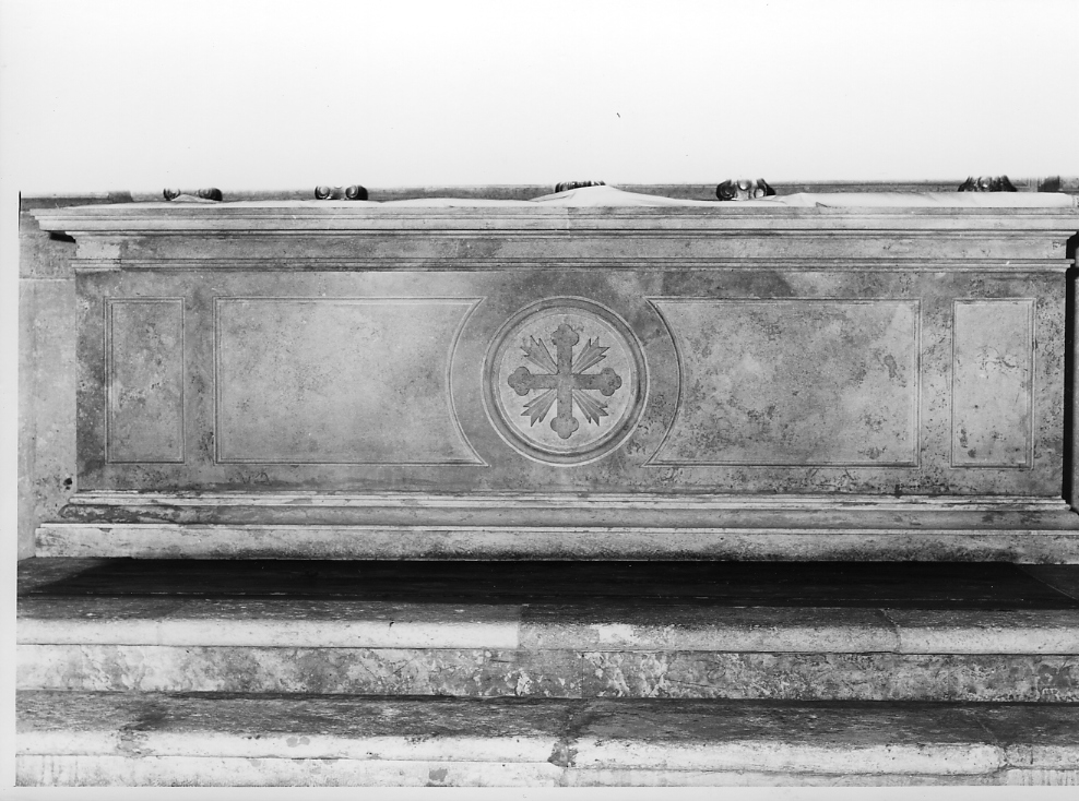 mensa d'altare di Giosafatti Giuseppe (sec. XVIII)