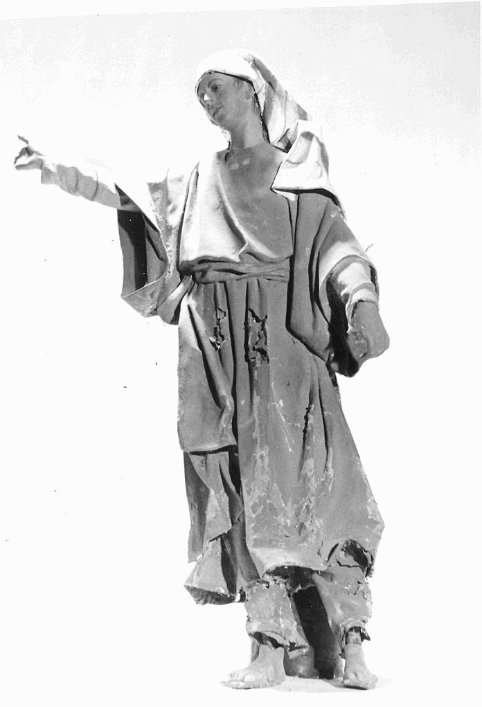 pastore (statuetta di presepio) - bottega marchigiana (sec. XIX)