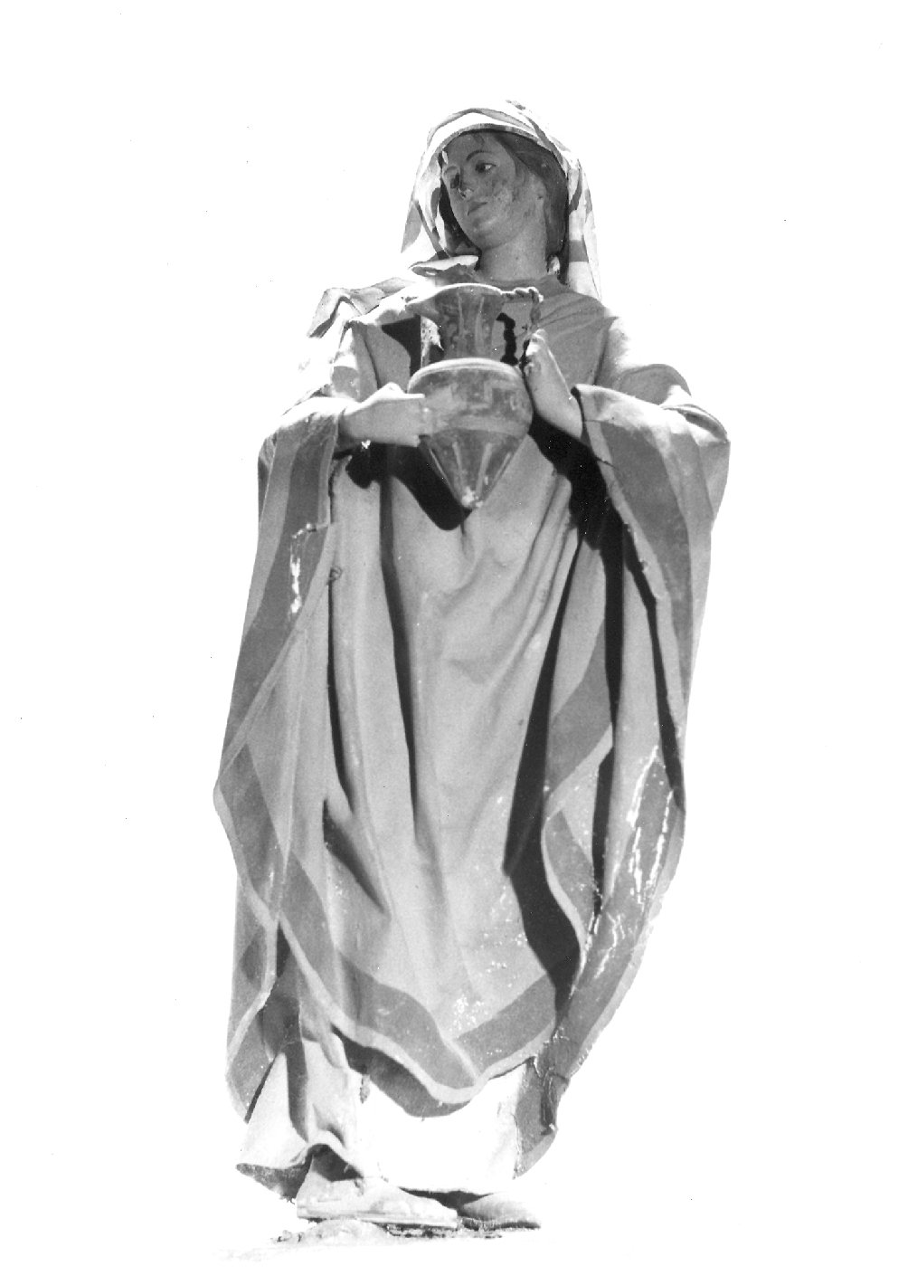 figura femminile (statuetta di presepio) - bottega marchigiana (sec. XIX)
