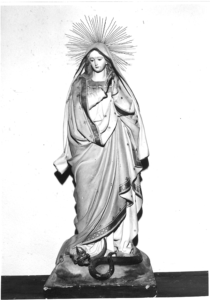 Immacolata Concezione (statua) - bottega marchigiana (sec. XIX)