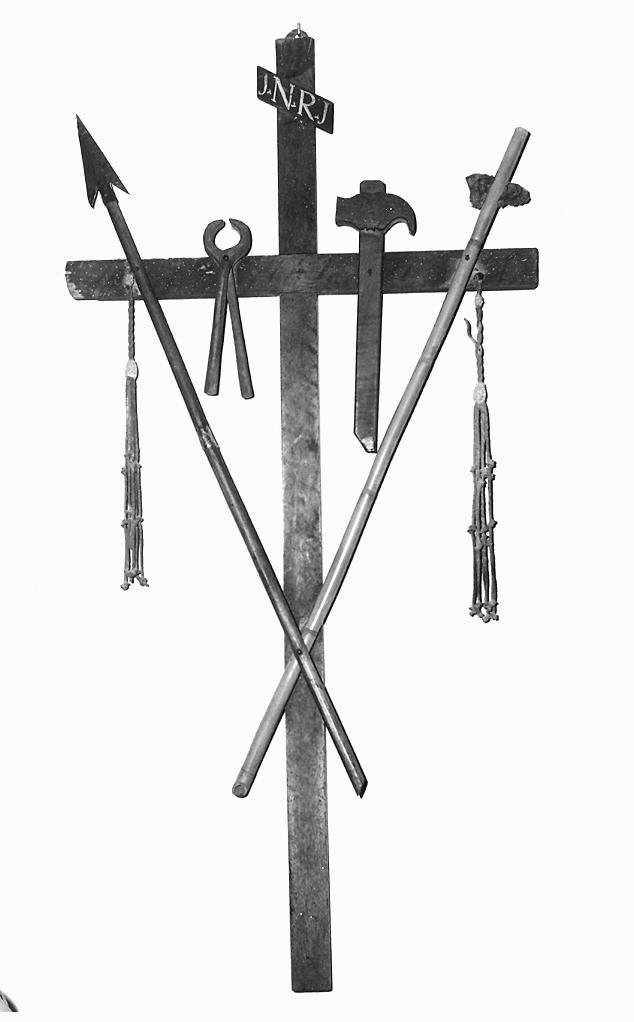 croce della Passione - bottega marchigiana (fine/inizio secc. XIX/ XX)