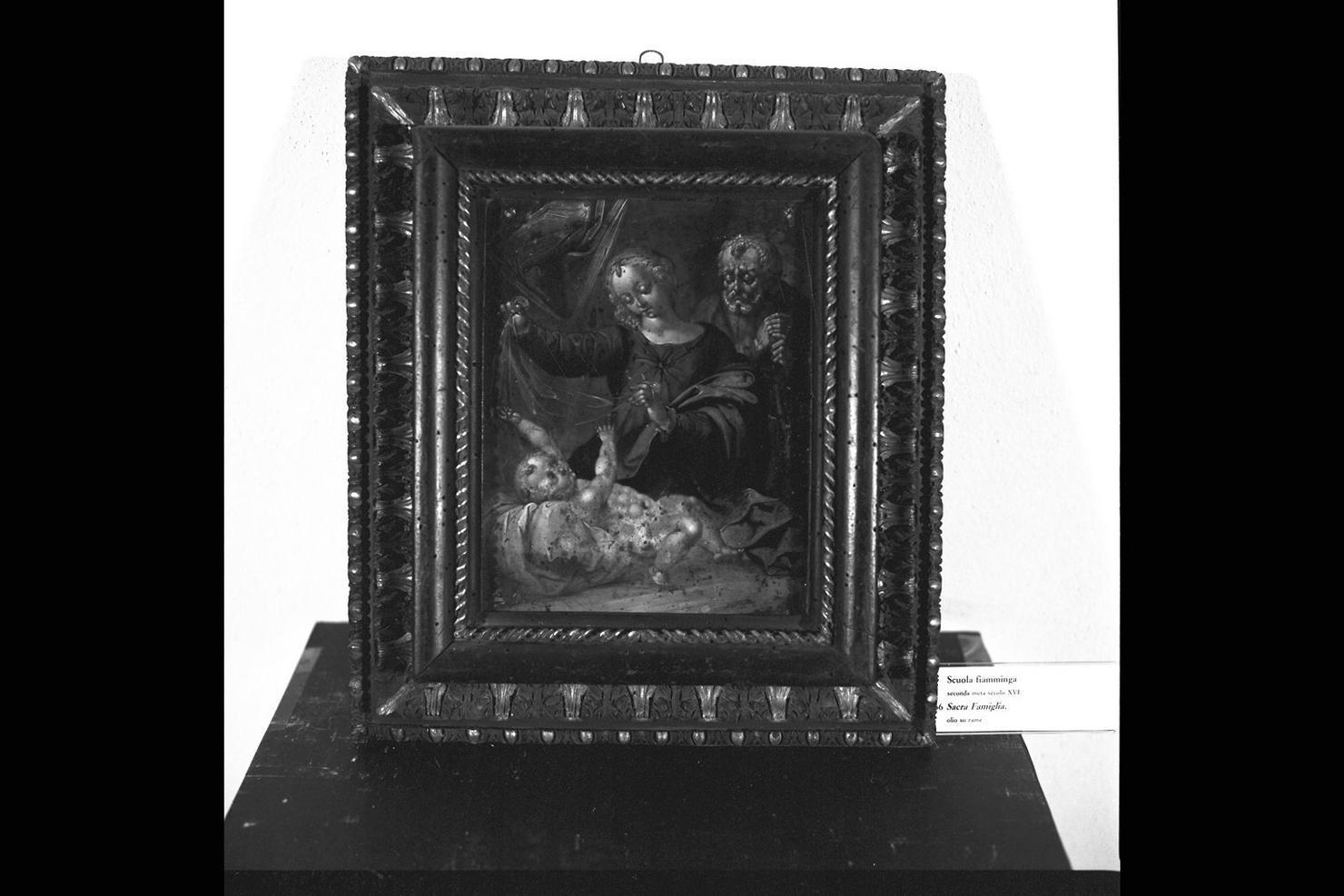 Sacra Famiglia (dipinto) di Gossaert Jan detto Mabuse (maniera) (seconda metà sec. XVI)