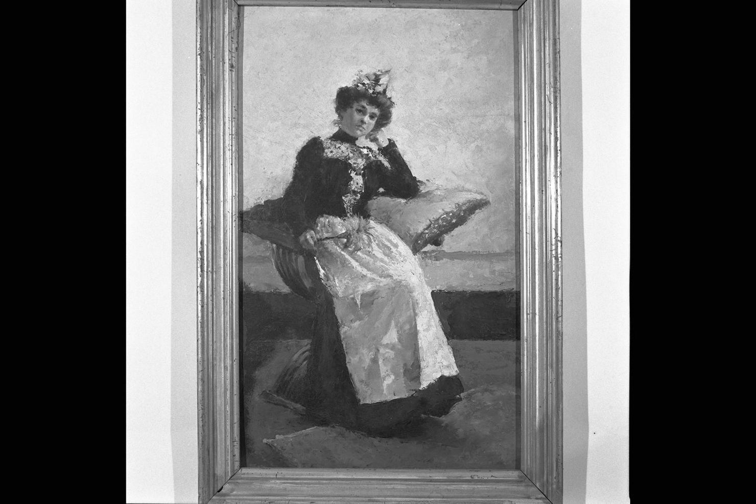 Cameriera, ritratto di cameriera (dipinto) di Baynes Gualtiero (fine/inizio secc. XIX/ XX)