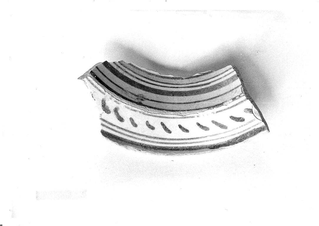 piatto, frammento - bottega faentina (sec. XVI)