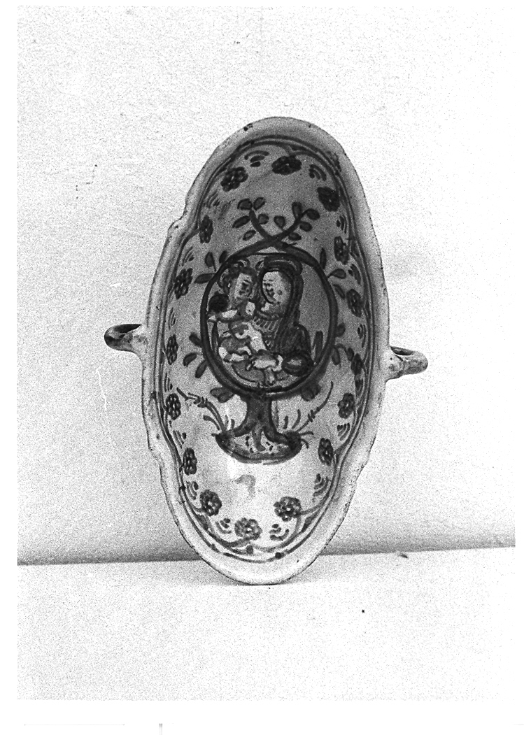 Madonna dei Bagni (vaschetta) - bottega derutese (secc. XVII/ XVIII)