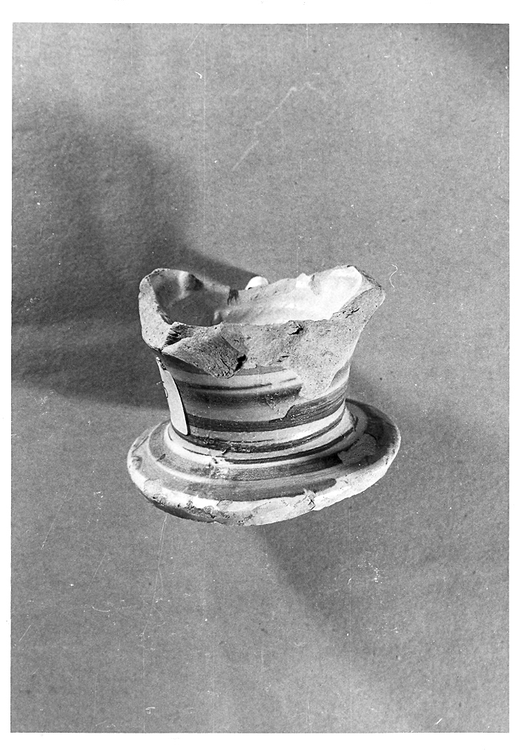 vaso, frammento - bottega urbinate (fine sec. XVI)