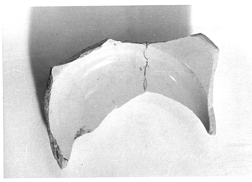piatto, frammento - bottega di Casteldurante (seconda metà sec. XVII)