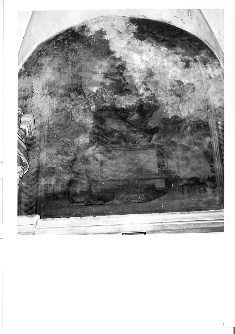 scena dell'Esodo (dipinto, ciclo) di Buratti Girolamo (attribuito) (sec. XVII)