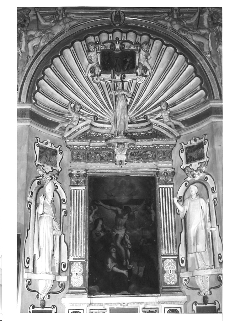 mostra d'altare - bottega marchigiana (sec. XVII)