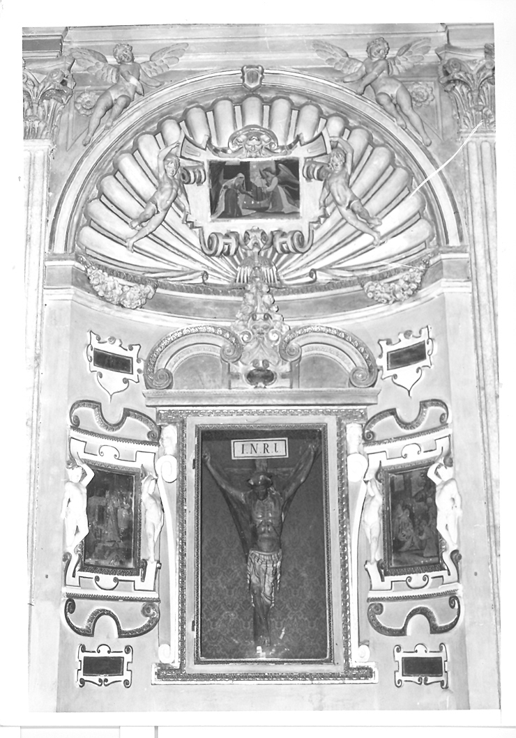 mostra d'altare di Magistris Simone de (attribuito) (inizio sec. XVII)