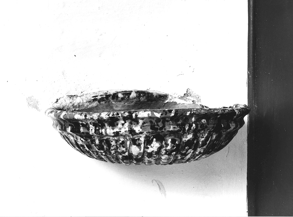 acquasantiera - bottega marchigiana (sec. XVIII)