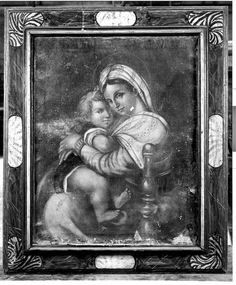 Madonna con Bambino (dipinto) - ambito marchigiano (fine/inizio secc. XVI/ XVII)
