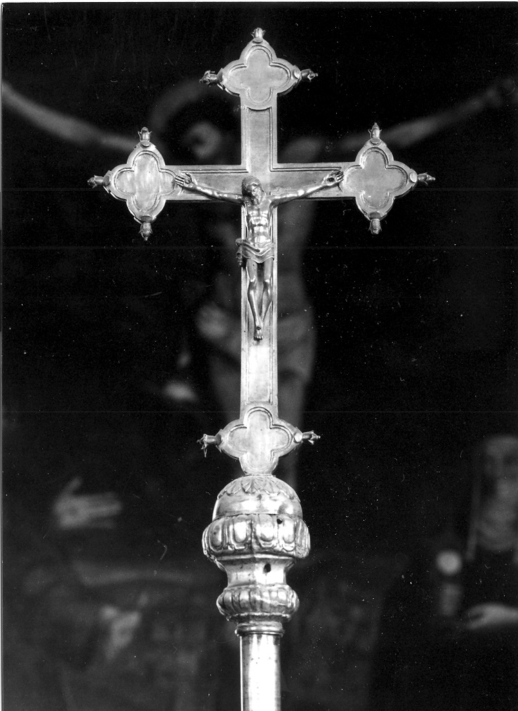 croce processionale - manifattura marchigiana (sec. XIX)