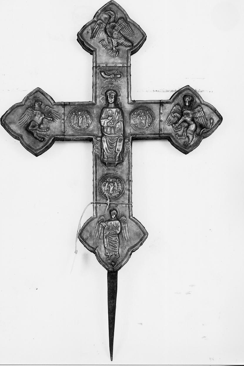 croce processionale - bottega abruzzese (sec. XIV)