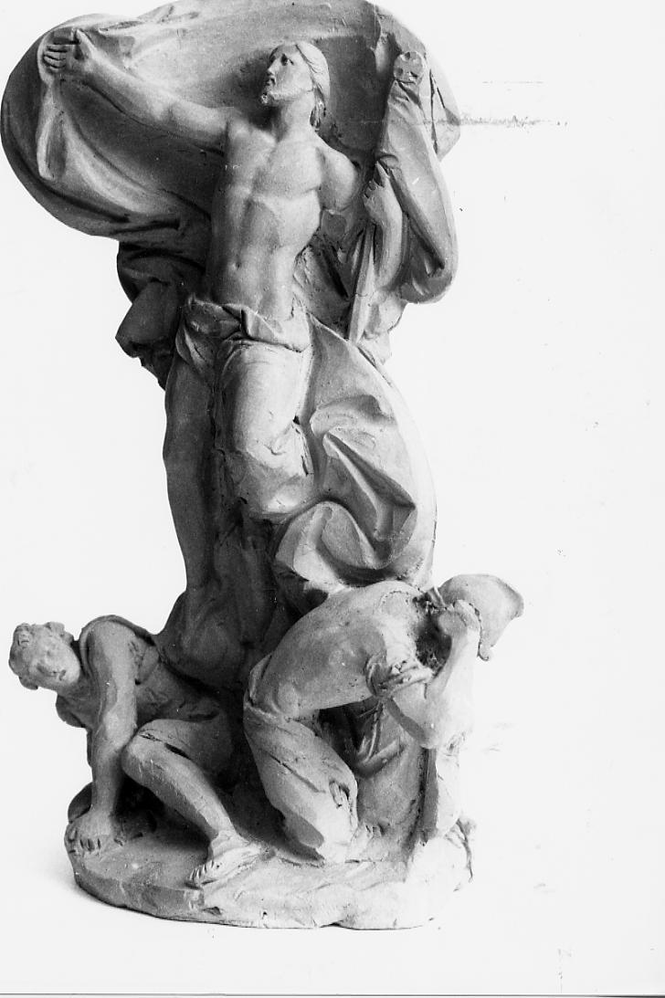 Cristo risorto (gruppo scultoreo) di Paci Emidio (sec. XIX)