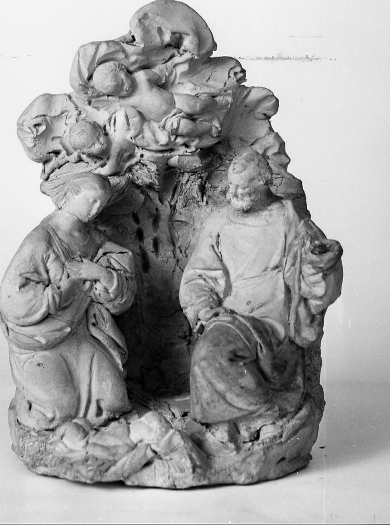 natività di Gesù (gruppo scultoreo) di Paci Emidio (sec. XIX)