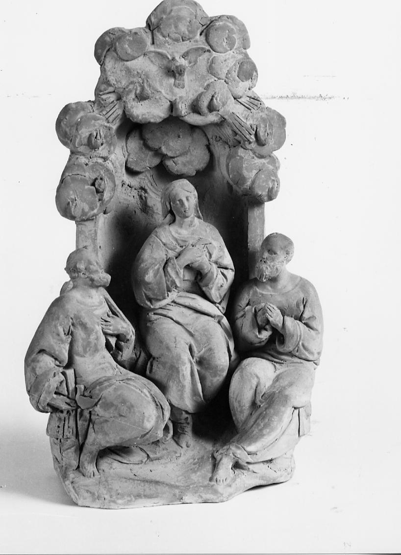 Madonna e Santi (gruppo scultoreo) di Paci Emidio (sec. XIX)