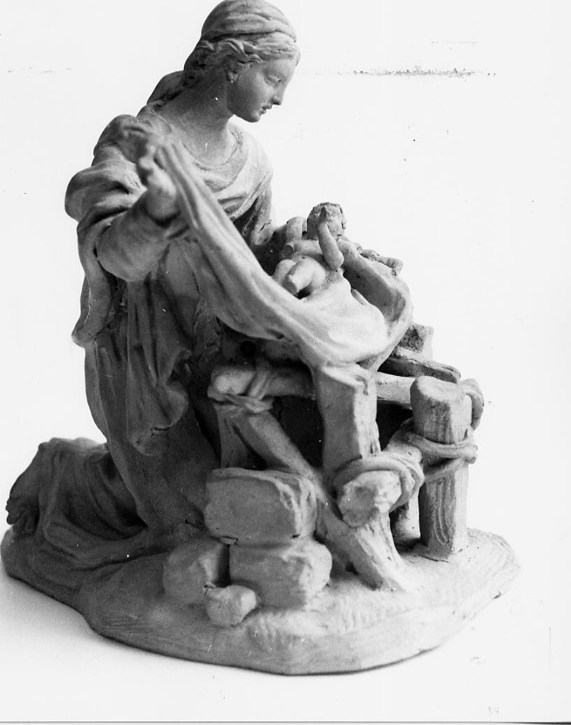 Madonna con Bambino (statuetta di presepio) di Paci Emidio (sec. XIX)