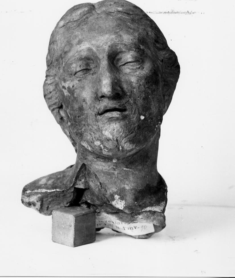 volto di Cristo morente (scultura) di Paci Emidio (sec. XIX)