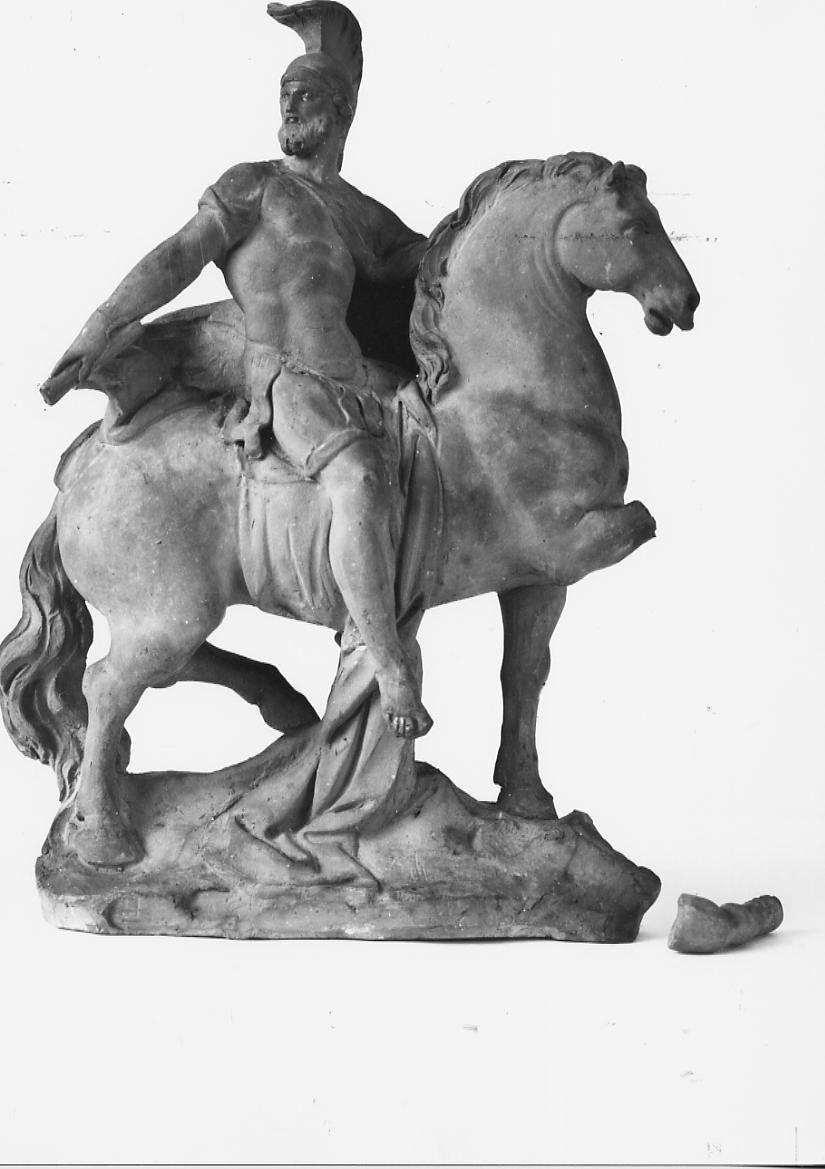 Ventidio Basso a cavallo (statuetta) di Paci Emidio (sec. XIX)