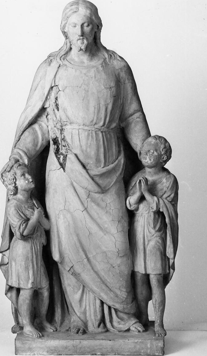 Cristo benedice i fanciulli (gruppo scultoreo) di Paci Emidio (sec. XIX)
