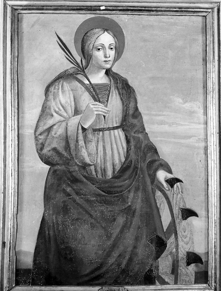 Santa Caterina d'Alessandria (dipinto, elemento d'insieme) di Filotesio Nicola detto Cola dell'Amatrice (sec. XVI)