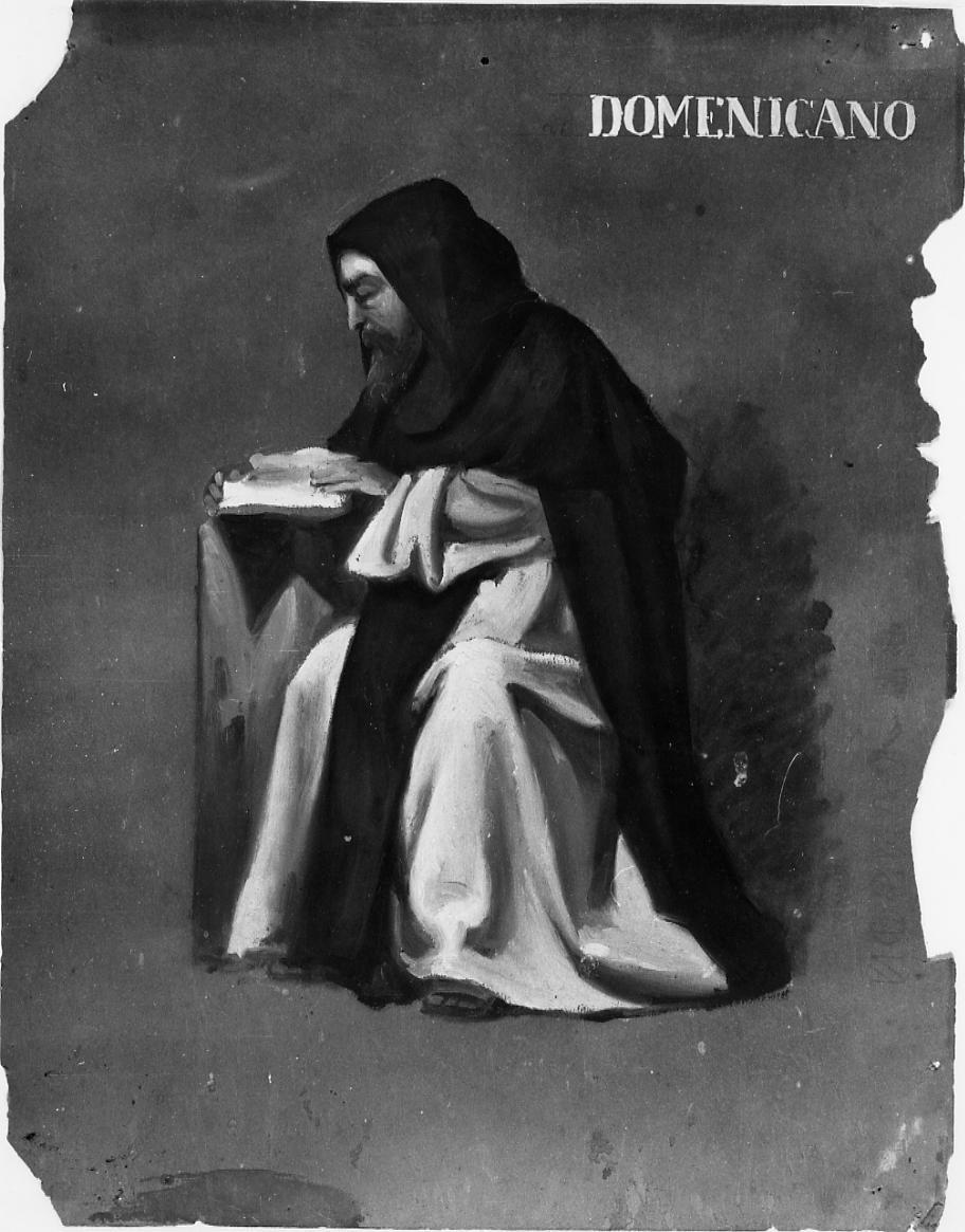 Domenicano, frate domenicano (dipinto) di Gabrielli Giulio (seconda metà sec. XIX)