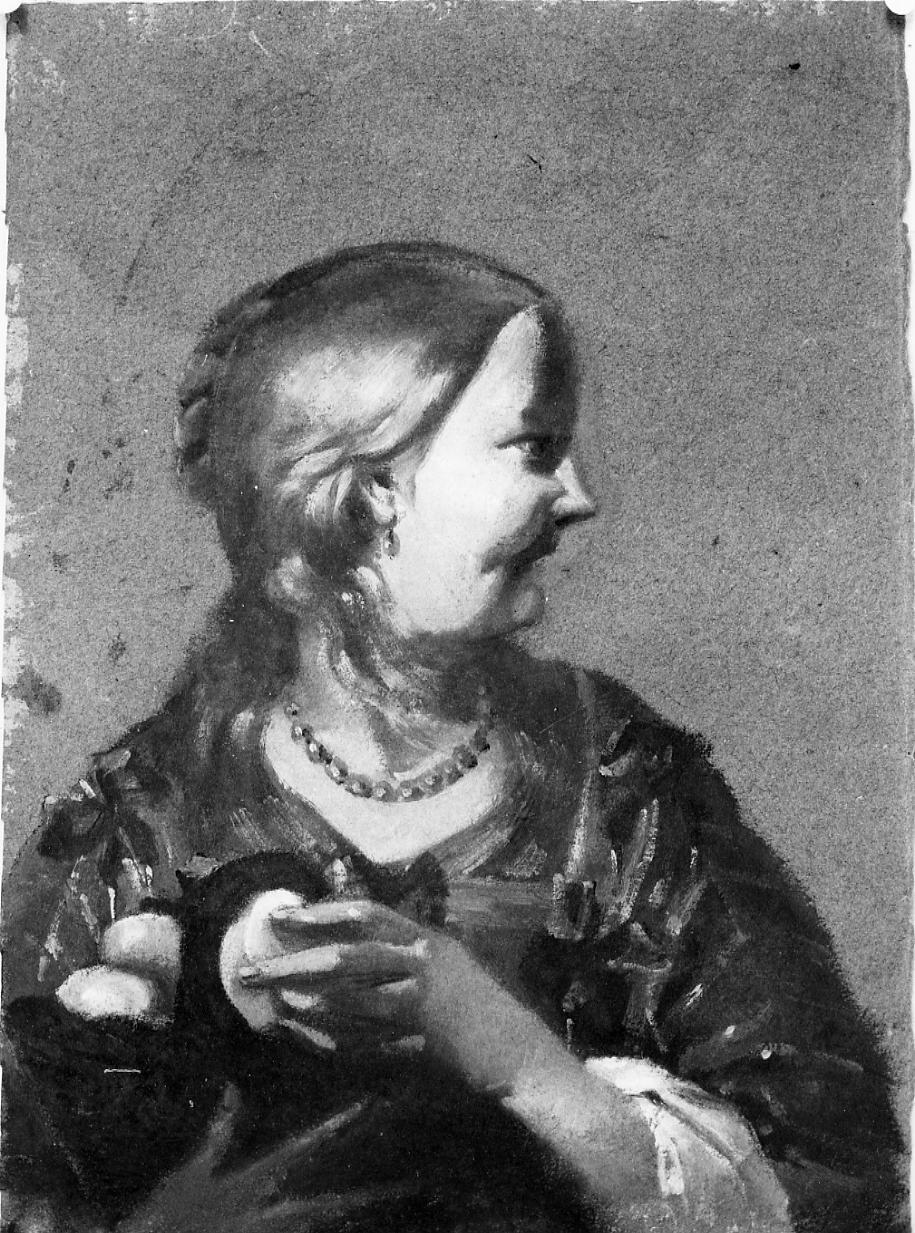 figura femminile (dipinto) di Gabrielli Giulio (ultimo quarto sec. XIX)