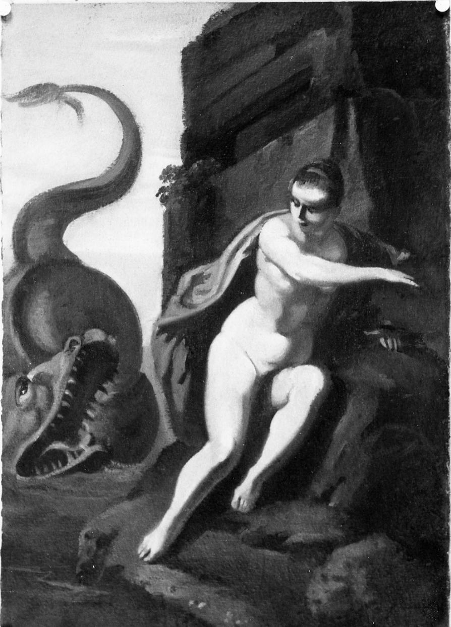 Andromeda (dipinto) di Gabrielli Giulio (terzo quarto sec. XIX)