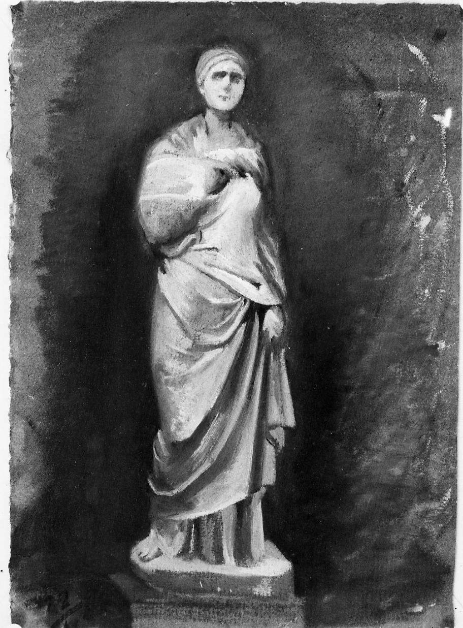 scultura romana (dipinto) di Gabrielli Giulio (ultimo quarto sec. XIX)