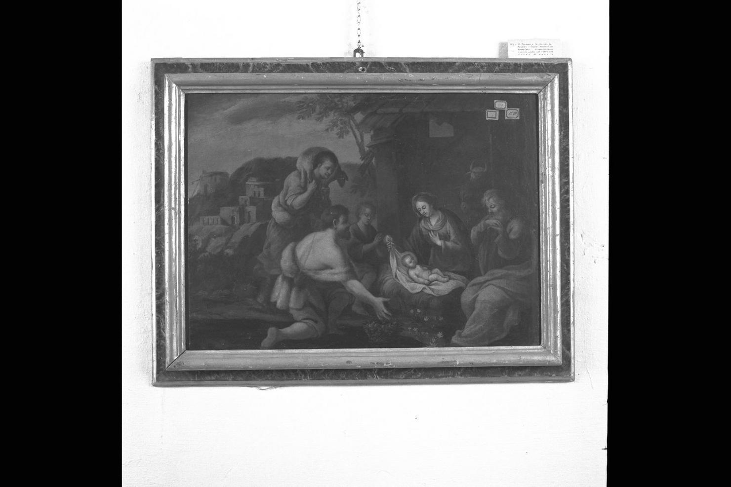 adorazione dei pastori (dipinto) - ambito Italia centrale (inizio sec. XVIII)