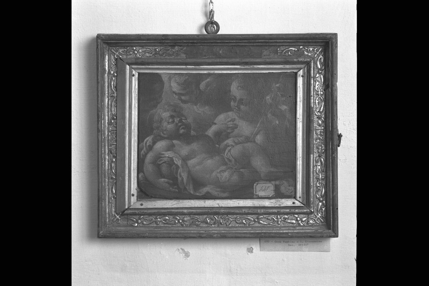 Gesù Bambino e San Giovannino (dipinto) - ambito bolognese (sec. XVIII)