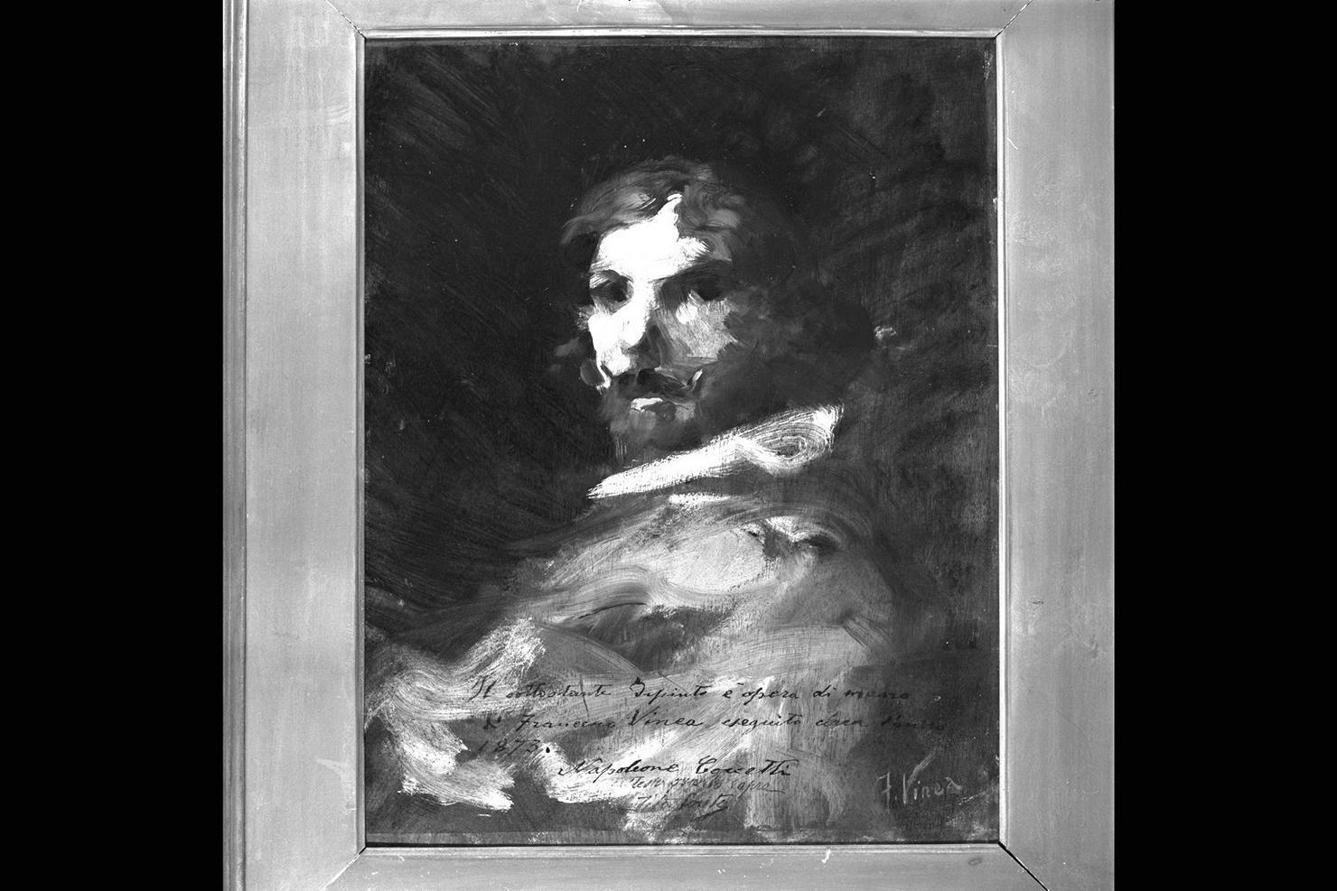 ritratto di bravo (dipinto) di Vinea Francesco (sec. XIX)
