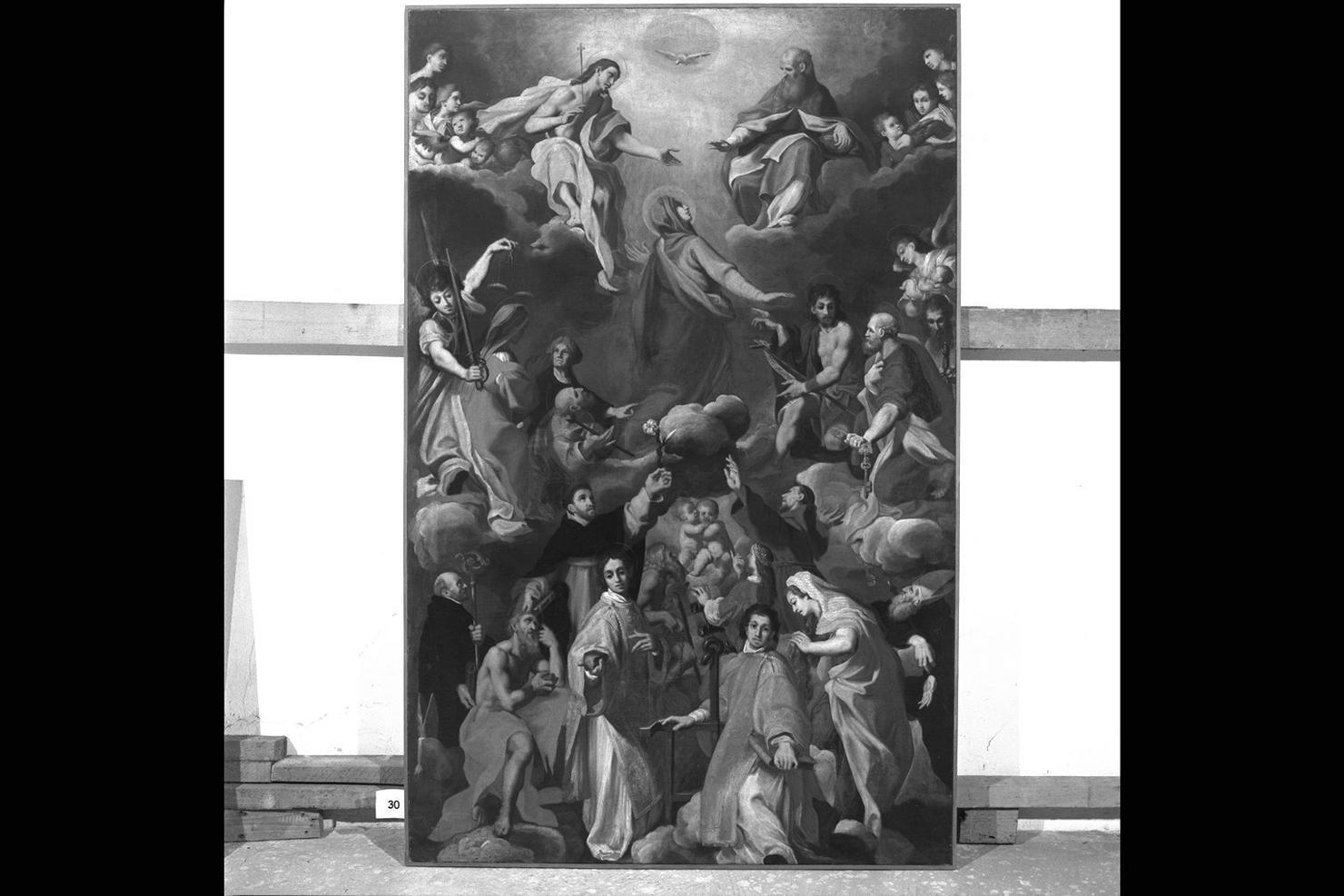 Il Paradiso e l'Assunta, Madonna Assunta (dipinto) - ambito marchigiano (sec. XVII)