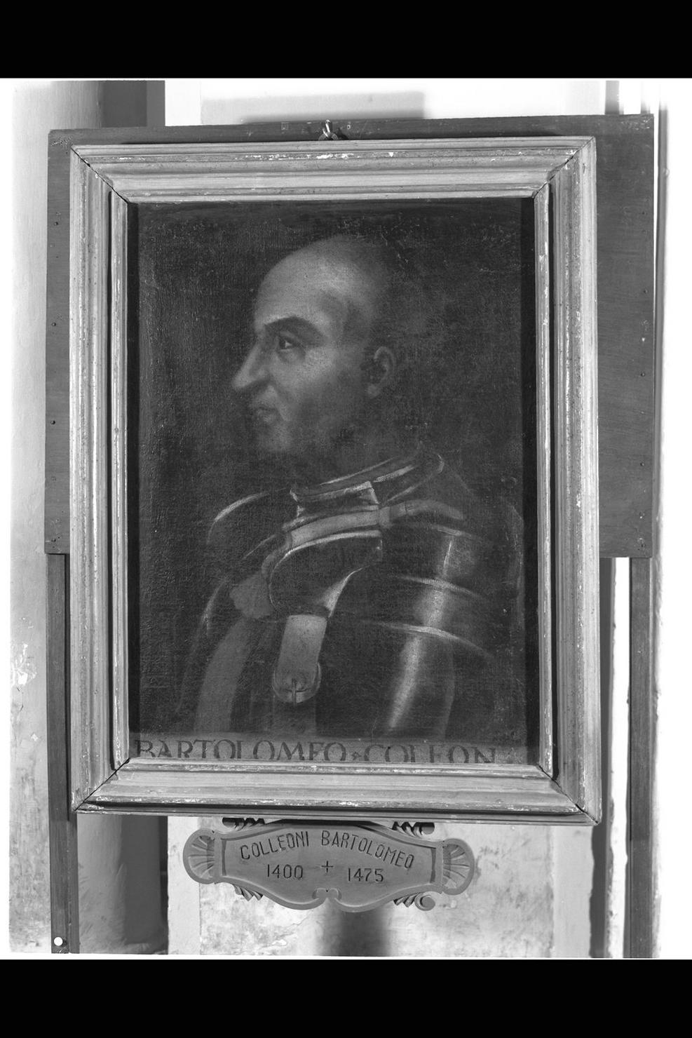 ritratto di Bartolomeo Colleoni (dipinto) - ambito Italia centrale (sec. XVI)