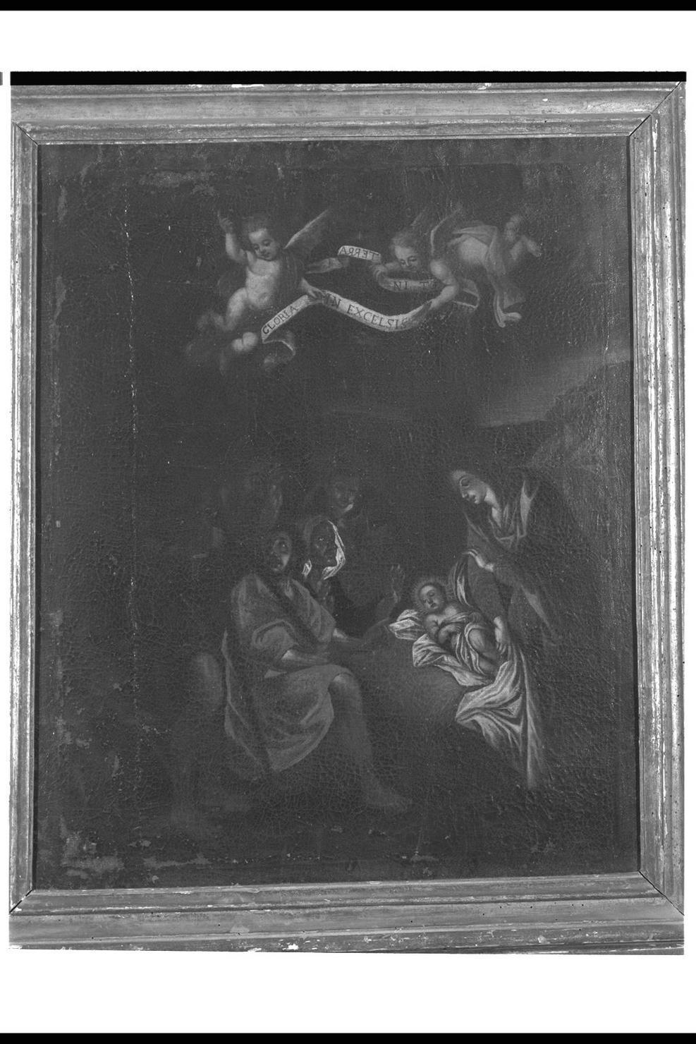 adorazione dei pastori (dipinto) - ambito Italia centrale (sec. XVIII)