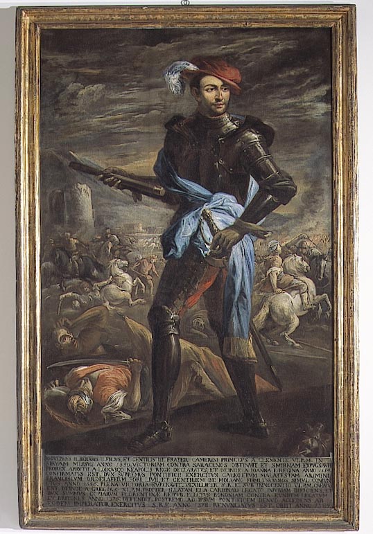 ritratto di Rodolfo II da Varano (dipinto) di Ghedini Giuseppe Antonio (sec. XVIII)