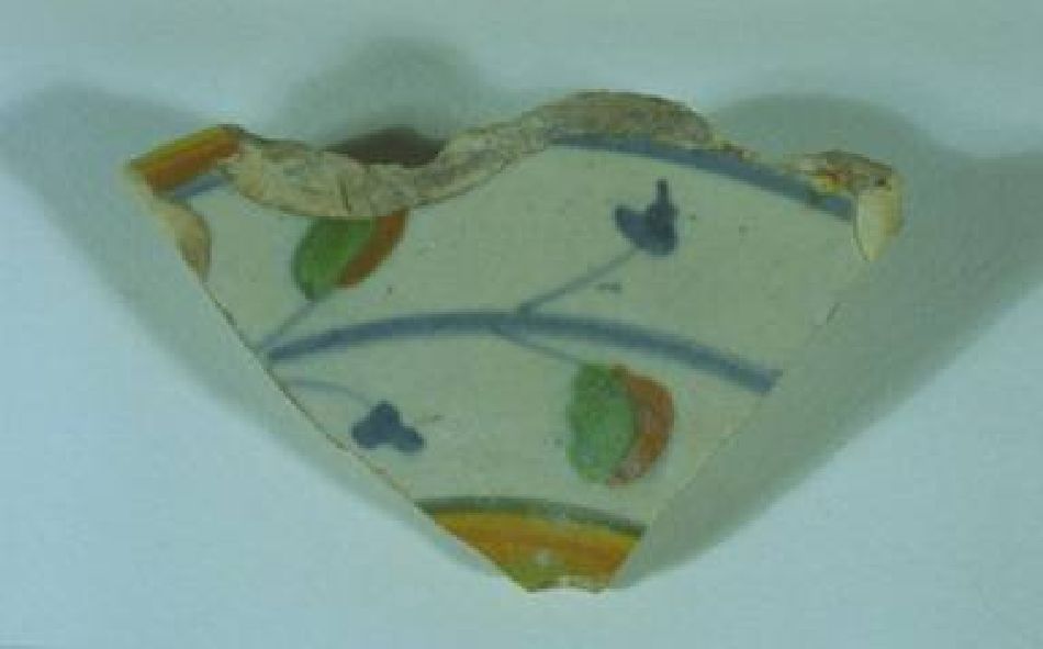 piatto, frammento - bottega di Casteldurante (sec. XVI)