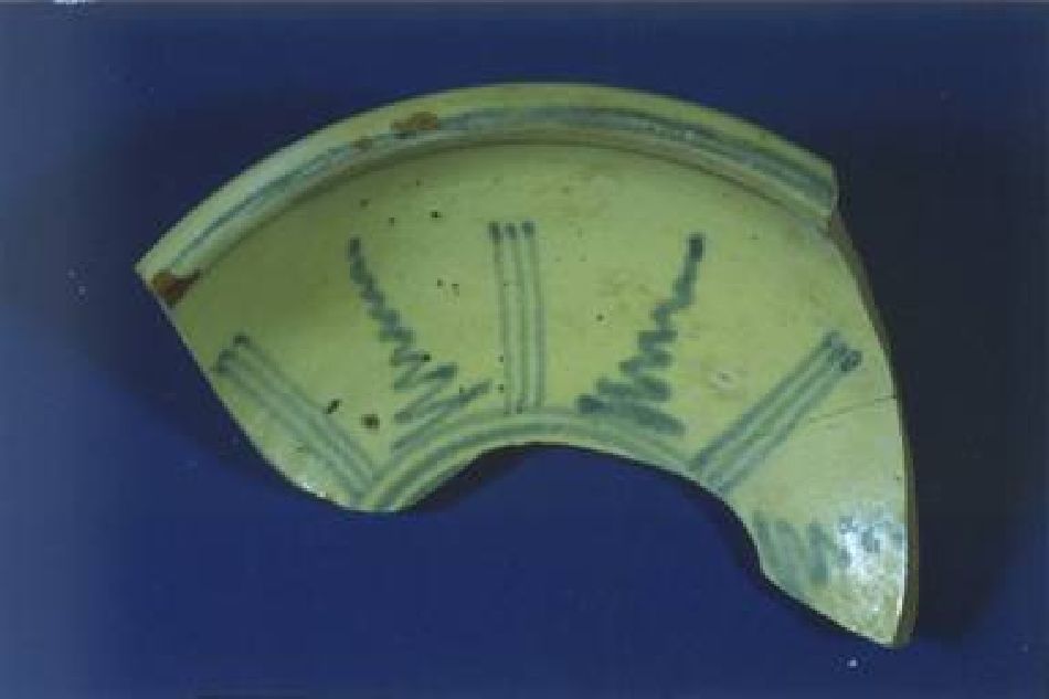 ciotola, frammento - bottega di Casteldurante (fine/inizio secc. XV/ XVI)