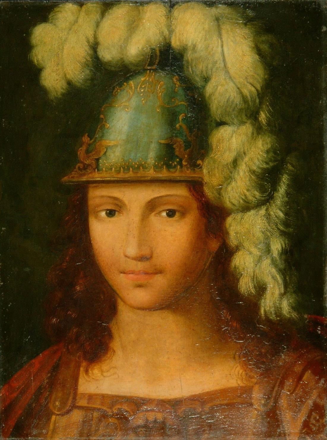 busto di giovane (dipinto) - ambito Italia centrale (metà sec. XVI)