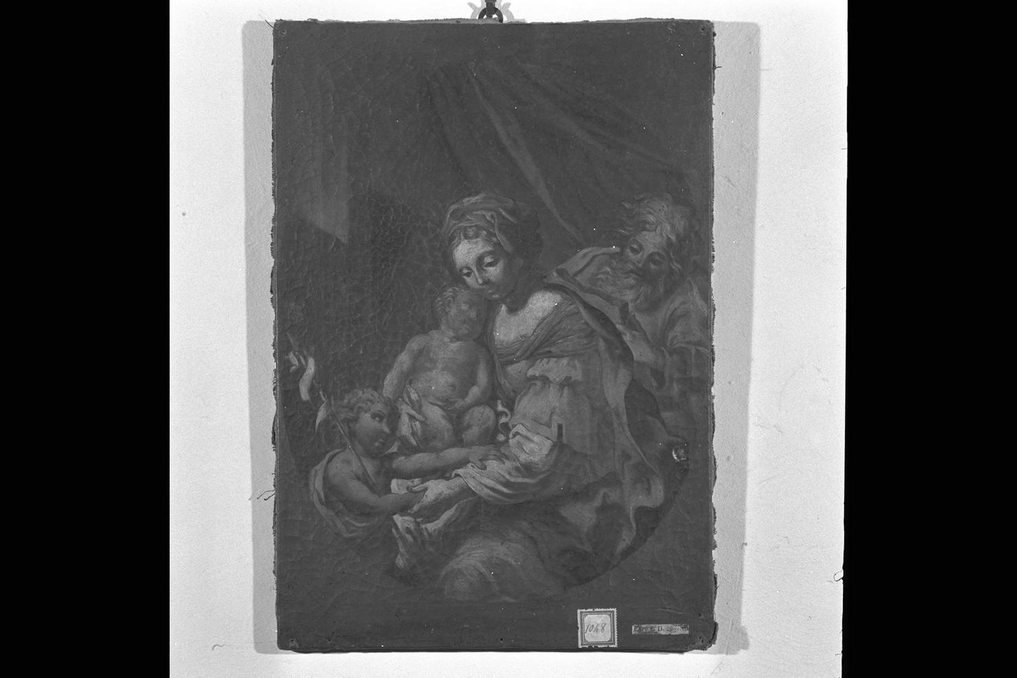 Sacra Famiglia con San Giovannino (dipinto) - ambito marchigiano (sec. XVIII)
