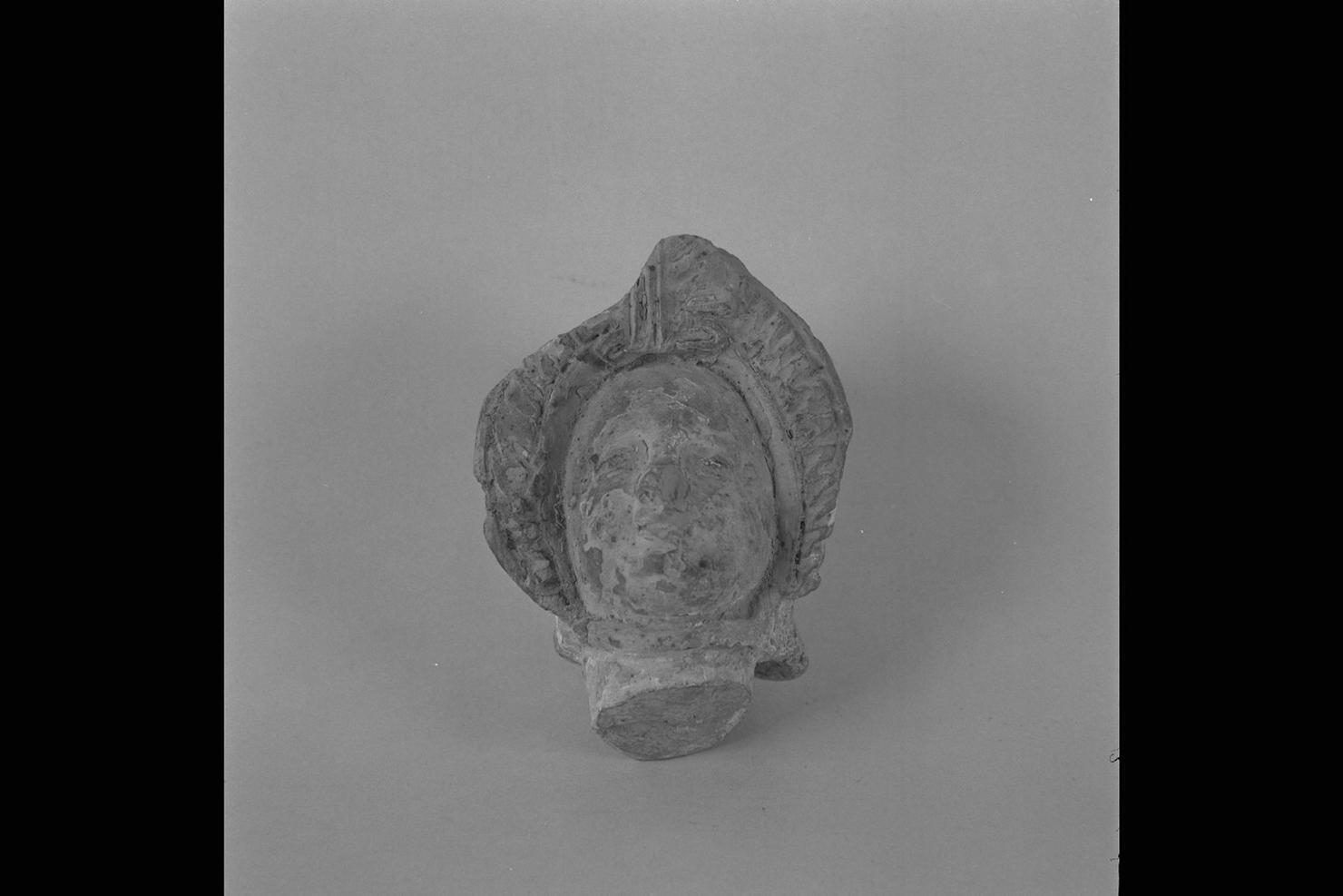 testa di donna (scultura, frammento) - ambito italiano (sec. XVIII)