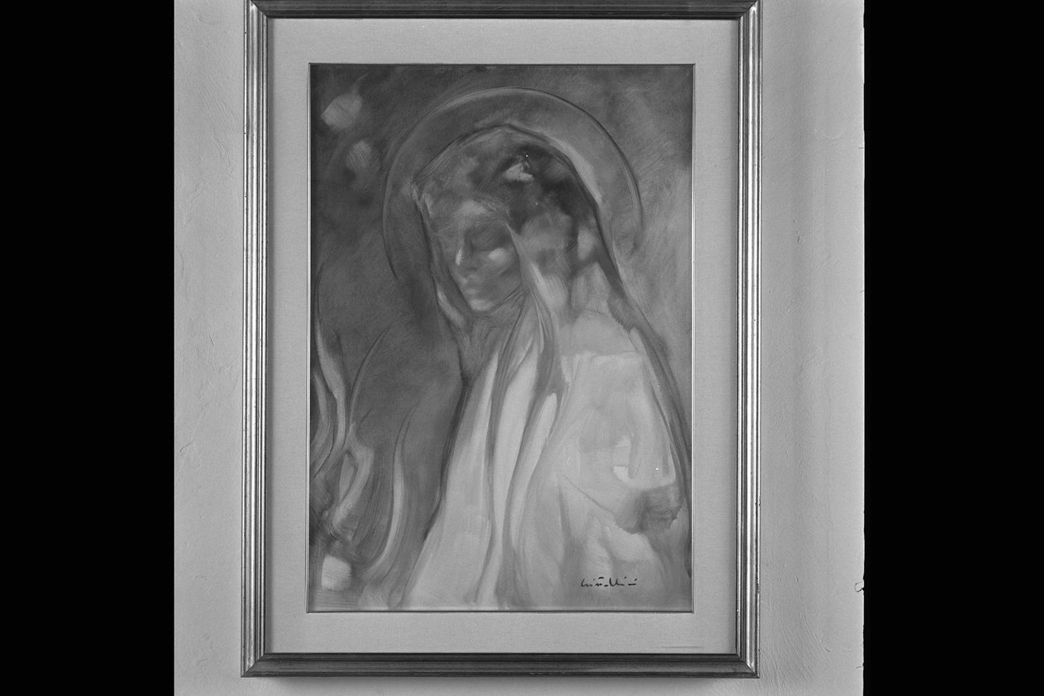 Madonna (dipinto) di Cristallini Luigi (sec. XX)