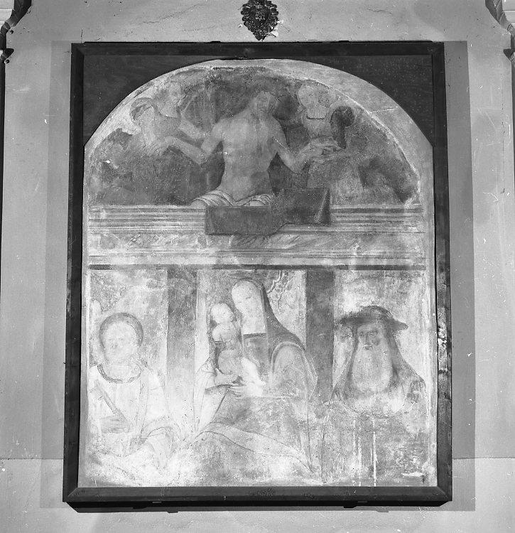 Madonna con Bambino e Santi (dipinto, insieme) - ambito marchigiano (fine/inizio secc. XV/ XVI)